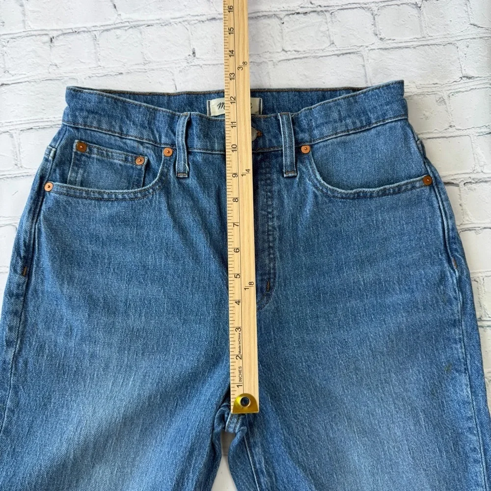 ✅ Madewell High-Rise Blue The perfect Vintage  Jeans frayed hem size 27